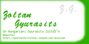 zoltan gyurasits business card